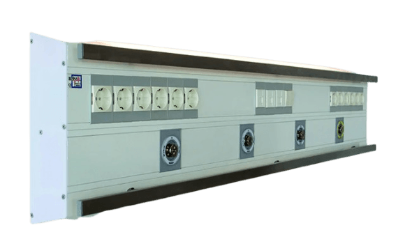 horizontal bed head unit for Icu with light and rail elif